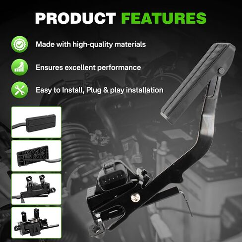 699-203 Accelerator Pedal with Position Sensor Compatible with 2001 2002 2003 Ford Excursion F250 F350 F450 F550 Super Duty V8 7.3L Replace 1C3Z9F836BA 1C3Z-9F836-BA in Saudi Arabia