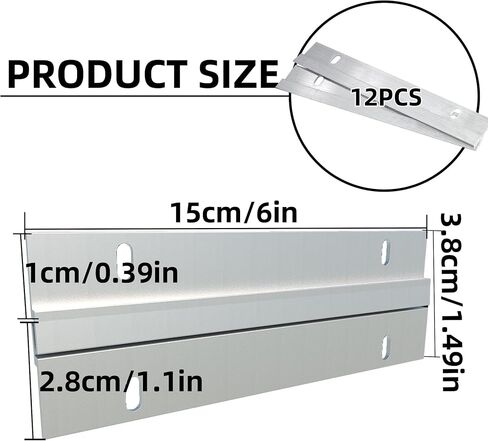 6 Pairs (12 pcs) Cleat Picture Hanger 6 inch French Cleat Hanger Heavy Duty Aluminum Z Bar Clips Wall Mount Photo, Frame, Mirror, Artwork in Saudi Arabia