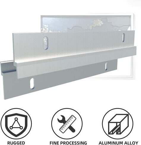 6 Pairs (12 pcs) Cleat Picture Hanger 6 inch French Cleat Hanger Heavy Duty Aluminum Z Bar Clips Wall Mount Photo, Frame, Mirror, Artwork in Saudi Arabia