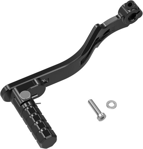 NICECNC Folding ATV Gear Shift Lever Compatible with Yamaha Raptor 700R 2013 2014 2015 2016 2017 2018 2019 2020-2026, Billet Aluminum CNC Machined, Package Included 1x Shift Level Pedal Black in Kuwait