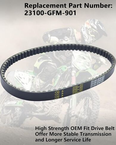 Drive Belt for Honda Lead 110 NHX110 2008-2015, Motorcycle CVT Belt, Replace 23100-GFM-901 in Kuwait