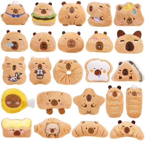 WYZOID 24 PCs Kids Keychains, Cute Plush Keychains, Funny Plush Backpack Charms, Perfect for Birthday Gifts, Back-to-School Goodie Bags, Classroom Prizes, Party Favors in Saudi Arabia