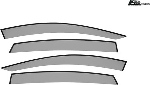 Replacement for 2017-Present Subaru Impreza Hatchback | 2018-2023 Subaru Crosstrek Models EOS Visors Tape-On Style Side Vents Window Visor Rain Guard Deflectors DWV-V191 in Kuwait