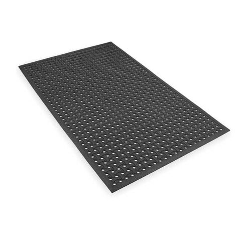 Notrax - T18S0046BL NoTrax T18 Superflow Lightweight Anti-Fatigue Workstation Mat, 4' X 6' Black in Saudi Arabia