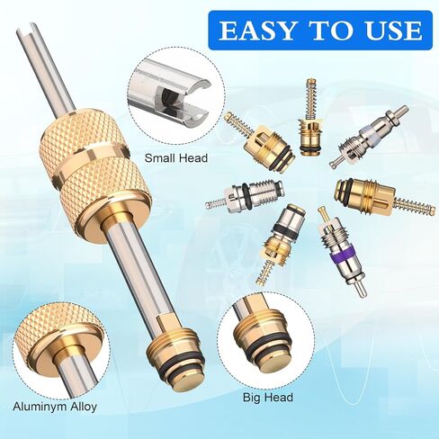 Threlaco Car A/c Valve Core، 270 قطعة طقم حلقة دائرية، 60 قطعة أختام حشية الضاغط، 39 قطعة صمام أساسي R12 R134a Kit O Ring Cap ضاغط منفذ مزيل الختم لنظام التبريد A/C in Kuwait