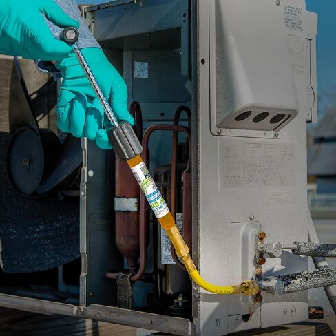 Spectroline SPE-HVLEZE EZ-Ject™ Complete Fluorescent Leak Detection Kit for HVAC/R Systems, UV Leak Detection Lamp, Universal/POE Dye Cartridges, Dye Injector & R-410A Adapter Included in Saudi Arabia