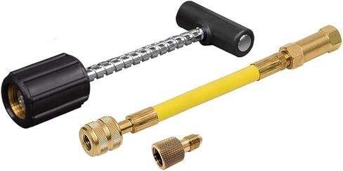 Spectroline SPE-HVLEZE EZ-Ject™ Complete Fluorescent Leak Detection Kit for HVAC/R Systems, UV Leak Detection Lamp, Universal/POE Dye Cartridges, Dye Injector & R-410A Adapter Included in Saudi Arabia