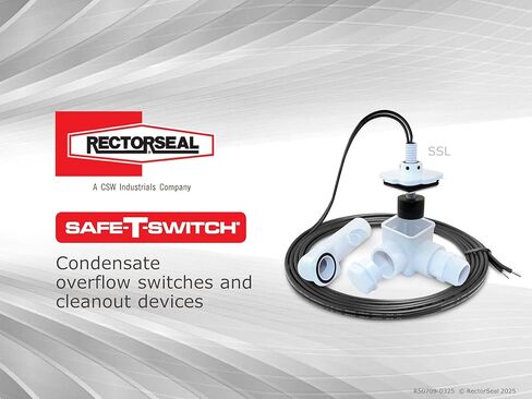 RectorSeal Safe-T-Switch SC1 التنظيف المضمن، HVAC in Kuwait