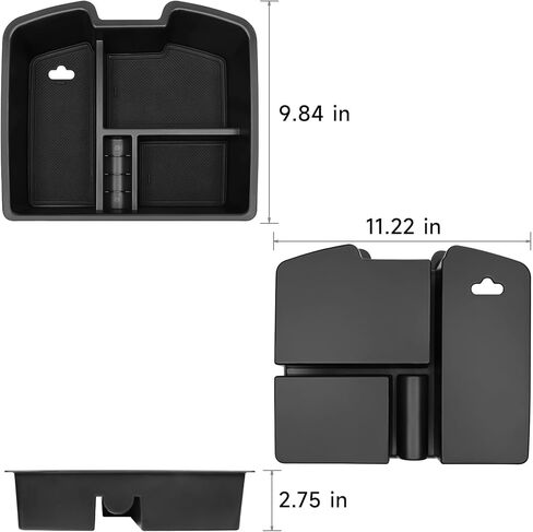 صينية تنظيم وحدة التحكم المركزية متوافقة مع Chevy 2007-2013 Silverado 1500 Tahoe Suburban لـ GMC 2007-2013 Sierra 1500 Yukon الملحقات الداخلية إدراج صندوق تخزين البليت in Kuwait