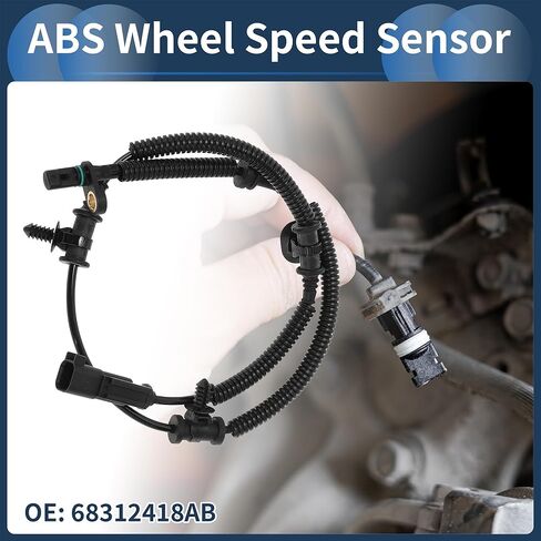 مستشعر سرعة العجلات ABS مستشعر ABS خلفي يسار يمين مستشعر نظام الفرامل المانعة للانغلاق رقم 68312418AB لكرايسلر باسيفيكا 2017-2018 in Kuwait