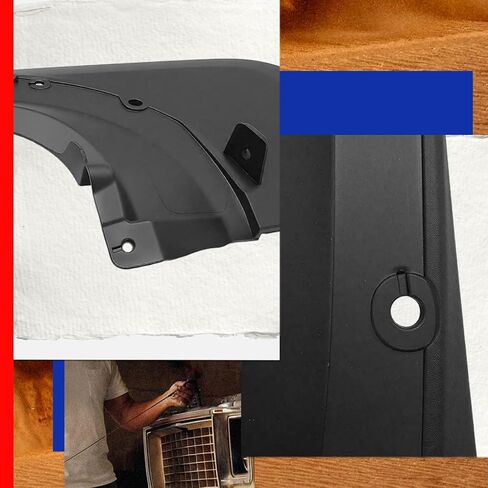 JC Whitney JFBAJCWSG00498 مجموعة من 4 واقيات طينية أمامية وخلفية - متوافقة مع Toyota 4Runner 2005-2009 in Kuwait