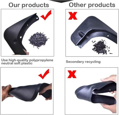 Compatible with Nissan Navara D23 NP300 2016-2023 Mudguard Fender Mud Flap Guard Splash Mudguards Car Accessories Auto Styline Front 4pcs in Saudi Arabia