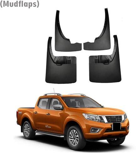 Compatible with Nissan Navara D23 NP300 2016-2023 Mudguard Fender Mud Flap Guard Splash Mudguards Car Accessories Auto Styline Front 4pcs in Saudi Arabia