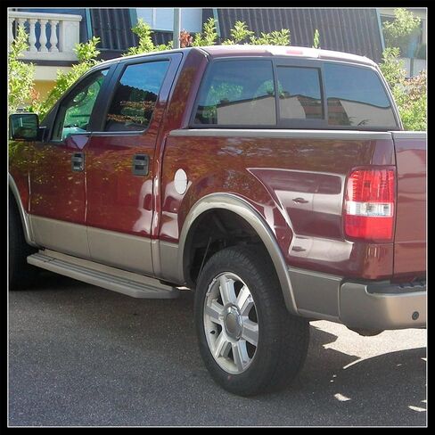 غطاء باب خزان الغاز للسيارة باللون الفضي غطاء باب حشو الوقود لسيارة Ford F150 2009-2014 مادة متينة in Kuwait