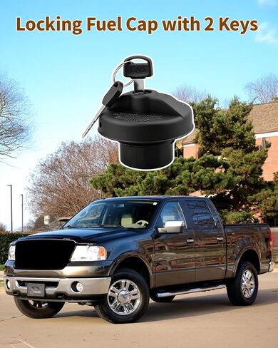 MGC902 Locking Fuel Tank Cap Fit for Ford Escape F-150 F-250 F-350,for Super Duty E-150 E-250 E-350, for Focus Ranger Expedition Explorer, Fit for Mazda Mercury Lincoln in Saudi Arabia