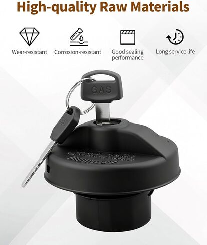 MGC902 Locking Fuel Tank Cap Fit for Ford Escape F-150 F-250 F-350,for Super Duty E-150 E-250 E-350, for Focus Ranger Expedition Explorer, Fit for Mazda Mercury Lincoln in Saudi Arabia
