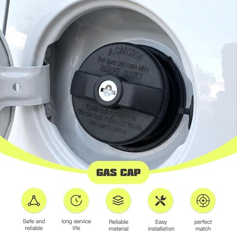 Upgraded Fuel Tank Cap, Replacement Fuel Cap Compatible with Chevy P30 79-02, Replace 1H0201553, 52127864AB, 52100465AA, F67Z9030DA, E3TZ9030C in Saudi Arabia
