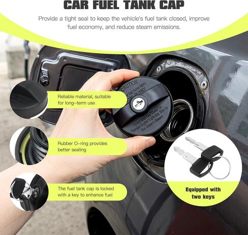 Upgraded Fuel Tank Cap, Replacement Fuel Cap Compatible with Chevy P30 79-02, Replace 1H0201553, 52127864AB, 52100465AA, F67Z9030DA, E3TZ9030C in Saudi Arabia