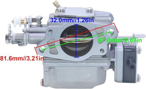 محرك القارب المكربن ​​عاصي صالح للميركوري البحرية 2-السكتة الدماغية 9.9HP 15HP 18HP محرك خارجي يحل محل 3303-803687A1 3303-803687T01 in Kuwait