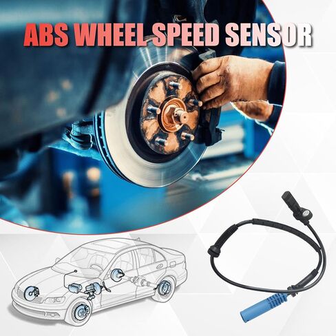 ALS454 Front ABS Wheel Speed Sensor Compatible with X5 2000 2001 2002 2003 3.0L L6 4.4L 4.6L V8 in Kuwait