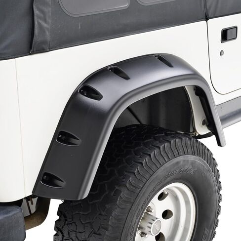 Tidal Rivet ABS Fender Flares 4PCS Compatible with 1997-2006 Wrangler TJ in Kuwait