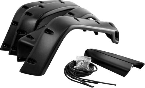 Tidal Rivet ABS Fender Flares 4PCS Compatible with 1997-2006 Wrangler TJ in Kuwait