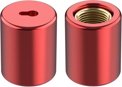 HVAC Locking Caps, 1/4 inch Refrigerant Locking Cap for R22 AC Systems, Tamper Resistant Valve Port Cap, Air Conditioner Service Tool (2-Pack) in Kuwait
