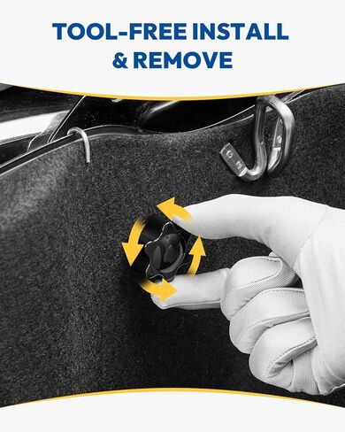 Upgraded Saddlebag Locks Theft Deterrent Saddle Bag Bolts Mounting Screws Fit for Harley Davidson Touring Street Glide Road King Road Glide Electra Glide 1988-Later, Black in Saudi Arabia