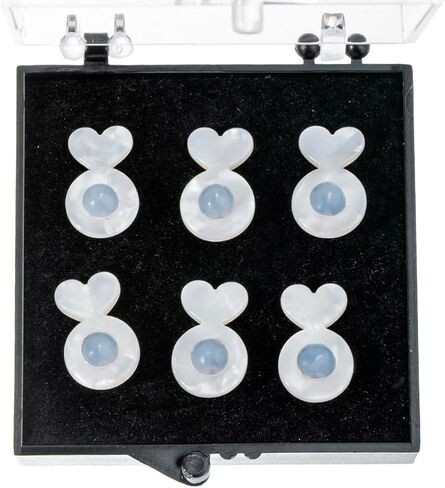 Magic Earring Backs for Droopy Ears | Earrings Lifters for Heavy Earring | Earring Lifter Backs | Earlobe Secure Clear Miracle (3 White) in Kuwait