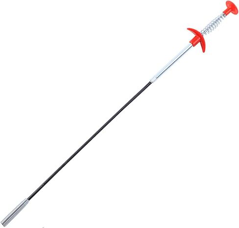 61 inch Flexible Grabber Claw Pick Up Reacher Tool Shower Drain Snake Hair Drain Clog Remover Tool For Home Sink, Drain, Toilet, Tight Spaces in Saudi Arabia