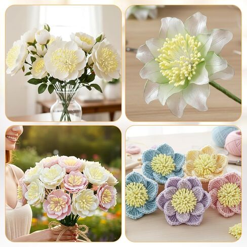 800 Pcs 2mm Flower Stamens Double Heads Handmade Stamen Yellow Pearl Crafts Stamen Artificial Floral Pistil for Flower Making Crafts Wedding Bouquet Scrapbook Card Decoration Party Home in Kuwait