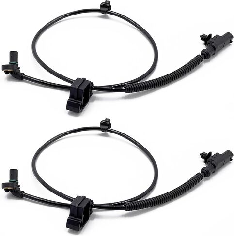 2Pcs Front Left and Right ABS Wheel Speed Sensor Compatible with Dodge 2005-2011 Dakota Replacement for Mitsubishi 2006-2009 Raider V6 V8 3.7L 4.7L Replaces 5142770AA 0265007757 ALS259 5S7050 in Kuwait