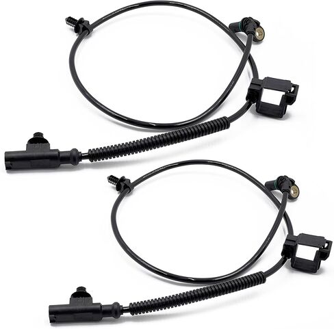 2Pcs Front Left and Right ABS Wheel Speed Sensor Compatible with Dodge 2005-2011 Dakota Replacement for Mitsubishi 2006-2009 Raider V6 V8 3.7L 4.7L Replaces 5142770AA 0265007757 ALS259 5S7050 in Kuwait