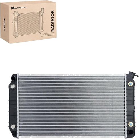 مجموعة مشعاع تبريد المحرك من Aparts متوافقة مع 1992-1995 Buick LeSabre 3.8L V6، 1991-1995 Cadillac DeVille 4.9L V8 استبدال # 52462630 مبرد زيت ناقل الحركة الأوتوماتيكي in Kuwait