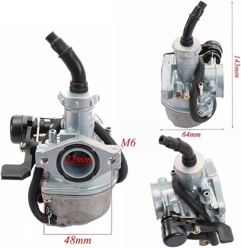 26mm Intake Manifold Kit with 48mm Carburetor & 38mm Air Filter & 1M Fuel Line – Universal for 43cc-49cc 2-Stroke Mini Dirt Bike, Pocket Bike, ATV, Go Kart in Saudi Arabia