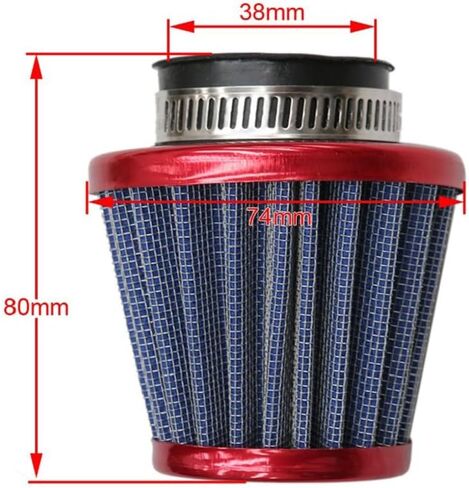 26mm Intake Manifold Kit with 48mm Carburetor & 38mm Air Filter & 1M Fuel Line – Universal for 43cc-49cc 2-Stroke Mini Dirt Bike, Pocket Bike, ATV, Go Kart in Saudi Arabia