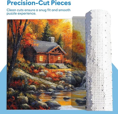 3 Pack 500 Pieces Puzzles for Adults, Spring Autumn Winter Puzzle for Adults Elderly, Colorful 4 Seasons Jigsaw Puzzle, Recycled Paper Puzzle 500 Pieces, Family Activity Game Nights Gifts 20.5x15 in in Kuwait