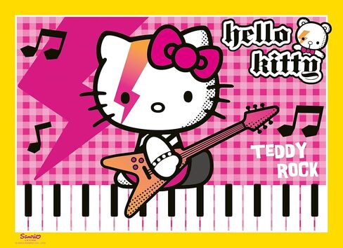 حزمة ألغاز Ravensburger Hello Kitty Bumper - 4 × 100 قطعة من ألغاز الصور المقطوعة مقاس XXL - موسيقى ملونة، في الهواء الطلق، مشاهد تحت الماء والحلوى - متينة وصديقة للعائلة - للأعمار من 5 سنوات فما فوق in Kuwait