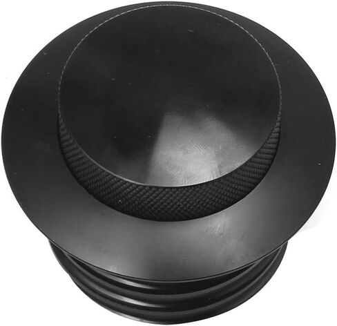 Black Fuel Cap Motorcycle Pop Up Tank Cover for Harley Davidson Models with Single Screw-In Gas Cap 1982-2010 in Saudi Arabia