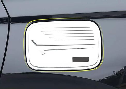 Fuel Tank Cover Compatible with Honda New CRV CR-V 2023 2024 2025 2026, ABS Gas Cap Door Trim Guard, Exterior Car Accessories 1PCS, Glossy Black in Saudi Arabia