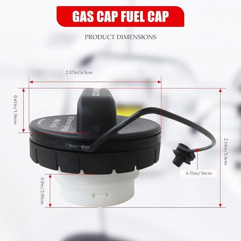 Homesweet New GT329 Gas Cap/Fuel Cap for Chevrolet Traverse Camaro Equinox Malibu SS Impala, for G-MC Acadia Terrain Vehicle in Saudi Arabia