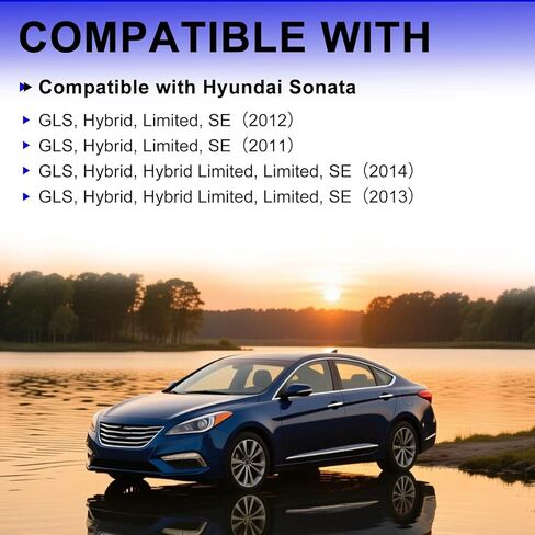 مقبس توصيل أسلاك المصباح الخلفي، متوافق مع Hyundai Sonata 2011 2012 2013 2014 الجزء الخارجي، الخلفي، استبدال OE #92450-3Q000 (قطعة واحدة) in Kuwait