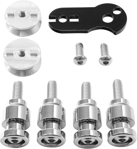 C.C. RIDER Chrome Saddlebag Mount Kit Docking Hardware Screw Kit Fit for Harley Softail FatBoy Breakout 114 FLFB FLFBS FXBR 2018-UP in Saudi Arabia