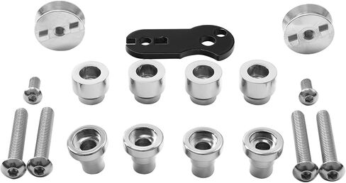 C.C. RIDER Chrome Saddlebag Mount Kit Docking Hardware Screw Kit Fit for Harley Softail FatBoy Breakout 114 FLFB FLFBS FXBR 2018-UP in Saudi Arabia