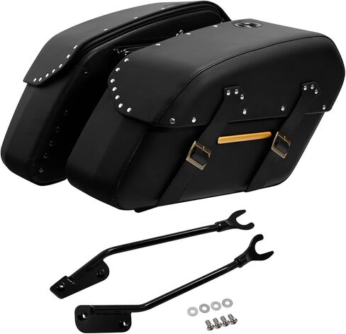 C.C. RIDER Chrome Saddlebag Mount Kit Docking Hardware Screw Kit Fit for Harley Softail FatBoy Breakout 114 FLFB FLFBS FXBR 2018-UP in Saudi Arabia
