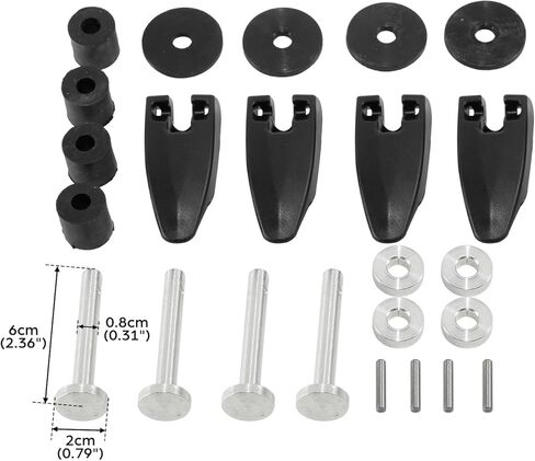 TCT-MOTORPARTS Saddlebag Quick Release Kit Fit for Indian Challenger Dark Horse 2021-2021 Chieftain Dark Horse Roadmaster 2019-2025 in Kuwait