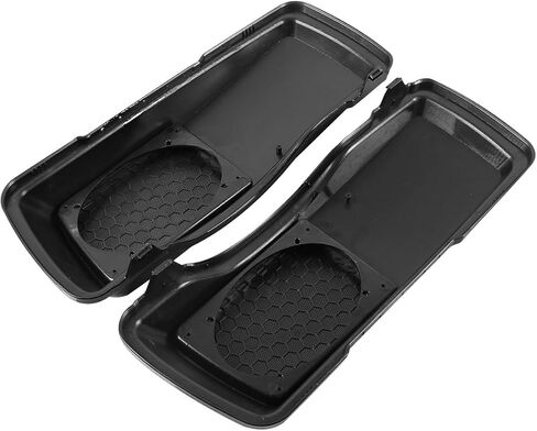 Vivid Black Hard Saddlebag Lids w/6 x 9 inch speaker grilles For 1993-2013 Harley Davidson Touring Road Glide FLTRX Electra Glide FLHT Road King FLHR Street Glide FLHX models in Kuwait