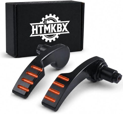 Saddlebag Latch Lever Kit Black Orange for Harley Touring 2014-2026, Saddlebag Lid Lifters & Hard Saddle Bag Latch Handles Compatible with Street Glide Road Glide Road King Electra Glide Ultra Limited in Saudi Arabia