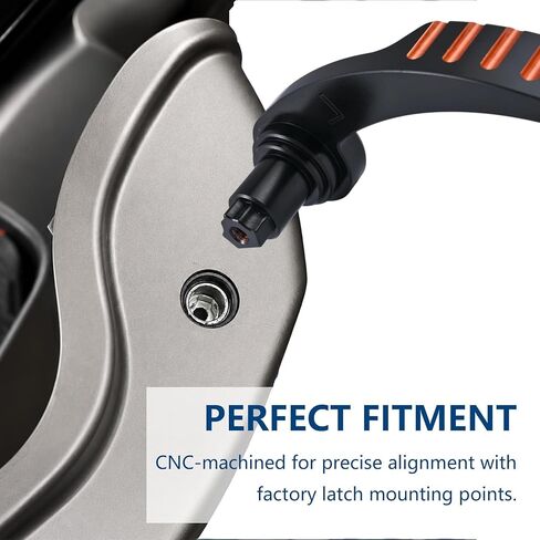 Saddlebag Latch Lever Kit Black Orange for Harley Touring 2014-2026, Saddlebag Lid Lifters & Hard Saddle Bag Latch Handles Compatible with Street Glide Road Glide Road King Electra Glide Ultra Limited in Saudi Arabia