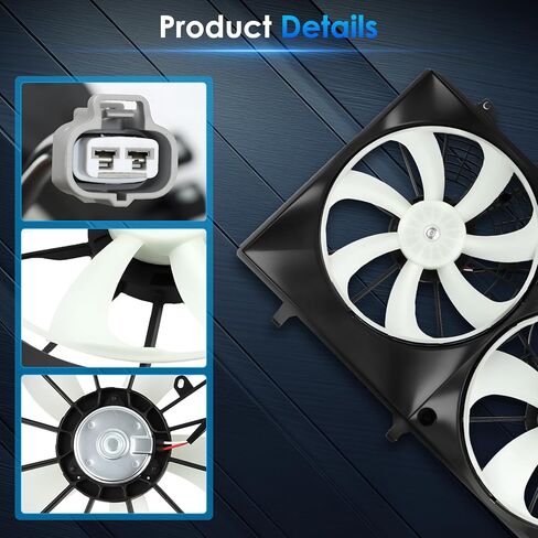 621-530 Radiator Cooling Fan Assembly Fits for 2011-2016 Toyota Sienna / 2010-2015 Lexus RX350 3.5L Replaces OE 622670 TO3115168 in Kuwait